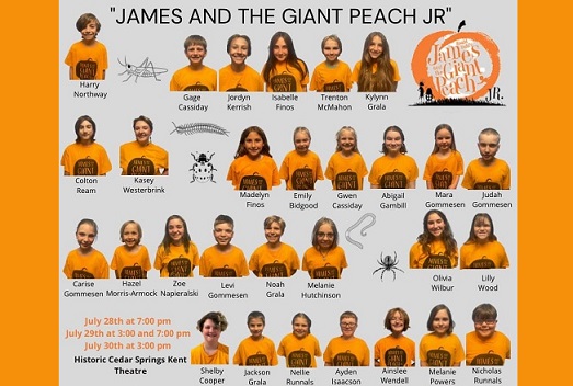 James and the Giant Peach Jr. Cast Head-shot Promotional Poster